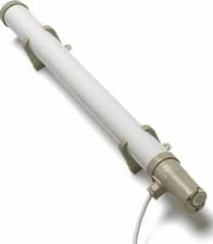 Image of Tubular Heater with Thermostat - Dimplex 2ft White Tube c/w Brackets Flex & Plug