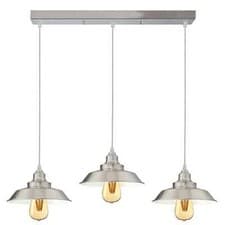 Image of E27 3 Way Ceiling Pendant Cluster Light Fitting vintage style pendant Lights UK
