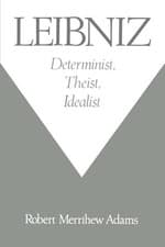 Image of Leibniz: Determinist, Theist, Idealist, Adams, Merrihew 9780195126495 New<-
