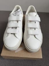 Image of VEJA Women's Recife Leather Hook and loop closure Court Trainers