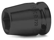 Image of Impact Socket 1/2" Standard Series, 15mm - Beta Tools 720 15