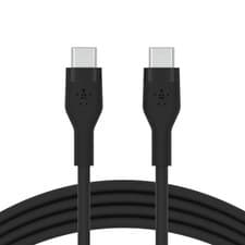 Image of Belkin BoostCharge Flex silicone USB C charger cable, USB-IF certified USB type