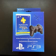 Image of Sony PlayStation DualShock 3 Controller and 90 day PS Plus (PS3) - New