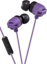 Image of Jvc HA-FR202 In-Ear Headphone with 1 Button Remote and Microphone - Violet