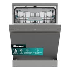Image of Hisense Hi6 Freestanding Dishwasher - Auto dry A-Rated Graphite HS663A90XUK