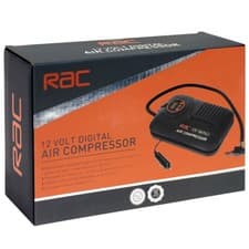 Image of RAC 12V Digital Air Compressor Car Tyre Inflator 150PSI digital display - New