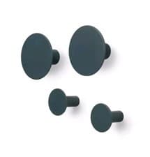 Image of Blomus Wall Hooks 65800 Wall Hook Set Of 4 Gunmetal, RRP £37