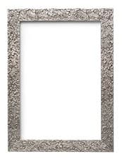Image of Textured Flat Silver Photo Frame Poster Frame Picture Frame Silver A4 ,A3