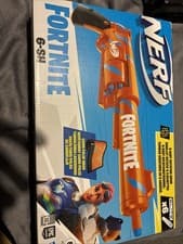 Image of Nerf Fortnite 6-SH 6 Dart Rotating Drum Handgun Camo Pulse Wrap New Never Used