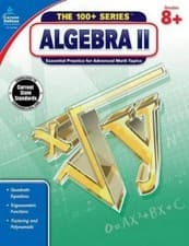Image of Algebra II, Grades 8 - 10 (Paperback) 100+ Series(tm)