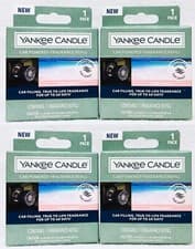 Image of 4 Yankee Candle PINK SANDS Car Powered Fragrance Refill Freshener