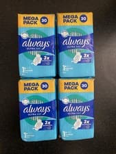 Image of Always Ultra Sanitary Pads 4x30 Normal With Wings