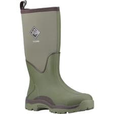 Image of Muck Boots Calder Olive Rubber Male Textile/Weather Wellingtons