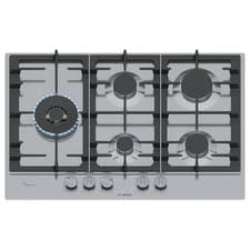 Image of Bosch Series 6 75cm 5 Burner Gas Hob - Stainless Steel PCS7A5I90
