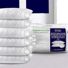 Image of Hotel Quality Quilted Pillows Bounce Back Filled Bed Pillows for Side Sleepers