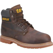 Image of Caterpillar Powerplant GYW Safety Boot Brown Size 7