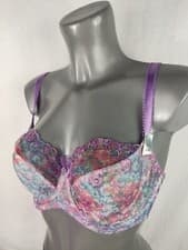 Image of NEW Boux Avenue Purple Mix Rosaleen Balconette Bra Lace Lingerie ALL SIZES