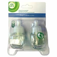 Image of Air Wick Natural Scented Oil 2 x 17ml Electric Plug In Refill Twin Pack - Linen
