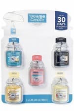 Image of Yankee Candle Car Jar Ultimate Multipack 5 Pack Car Air Fresheners Up To 30 Days