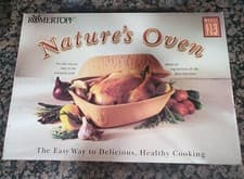 Image of ROMERTOPF Terra Cotta Clay Baker 113 Pot & Lid Casserole Dish