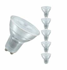 Image of Crompton LED Glass GU10 4.5W Cool White 35 Degrees 4887 Pack of 5