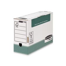 Image of Fellowes Bankers Box Green Transfer Foolscap File 120mm (Pack of 10) 1179201
