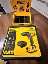 Image of STANLEY FATMAX V20 Hammer Drill Driver Cordless 2.0Ah battery and charger