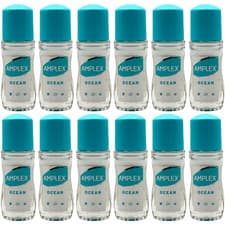 Image of Amplex Ocean Anti-Perspirant Roll-On Deodorant 50ml - 12 Pack