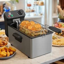 Image of 2000W Electric Deep Fryer 3L – Stainless Steel, Adjustable Temperature
