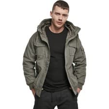 Image of Brandit Bronx winter jacket between-seasons jacket large hood winter jacket anorak