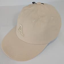 Image of Adidas Rifta Dad Cap - Cotton Twill Baseball Hat - Beige - OSFA