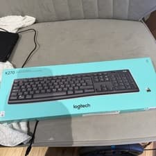 Image of Logitech K270 Wireless Keyboard 2.4GHz USB Receiver Brand New Sealed
