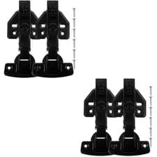 Image of 2 PCS Self Closing Cabinet Hinges for Kitchen Cabinets Heavy Duty Overlay