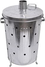 Image of Trendi 90 Litre Extra Large 90L Galvanised Metal Incinerator Recycle Garden