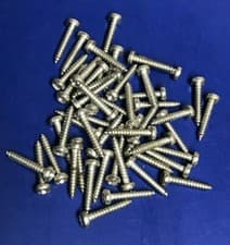 Image of POZI PAN SELF TAPPING SCREWS A2 STAINLESS STEEL 2.2mm x 13 No2 x 1/2" QTY 50