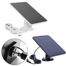 Image of For Ring Security Camera Solar Panel Charger 4W with 3 Meter Wire Length