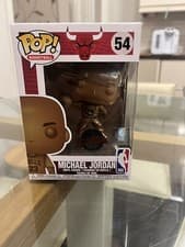 Image of FUNKO POP! Special Edition Michael Jordan Bronze NBA Chicago Bulls Basketball 54