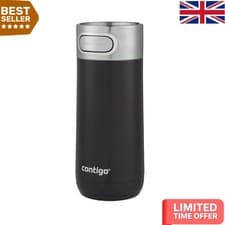 Image of Dishwasher Safe Luxe Travel Mug: 360ml Vacuum Insulated & Spillproof Tumbler