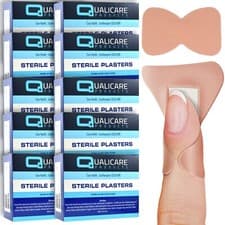 Image of 500x PREMIUM FINGERTIP PLASTERS Waterproof Finger Tip Butterfly First Aid Refill