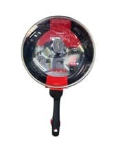 Image of 32cm extra large size Marble Coating Ceramic Nonstick Deep Frying Pan with lid