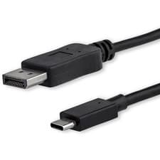 Image of StarTech.com 3ft/1m USB C to DisplayPort 1.2 Cable 4K 60Hz - USB-C to