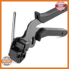 Image of Metal Cable Tie Tool Stainless Steel Zip Tie Tightener Cutter Tensioning Gun CBM
