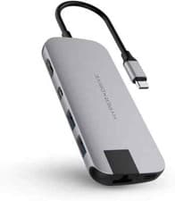 Image of HyperDrive SLIM 8-in-1 USB-C Hub Space Grey : HD247B-GRAY