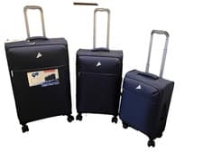 Image of Set 3 Wheeled Suitcases ITLUGGAGE Large, Medium, Cabin Lightweight Decisive Soft