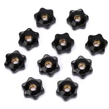 Image of 10 Pack Star Knobs 1/4-20 Female Thread Clamping Knobs