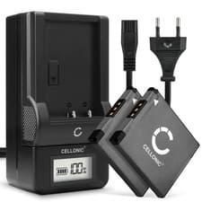 Image of 2x NB-11L NB-11LH Battery & LCD Smart Charger for Canon PowerShot ELPH 150 IS