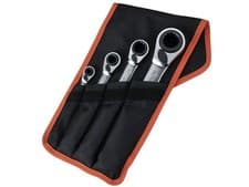 Image of Bahco S4RM Series Reversible Ratchet Spanner Set, 4 Piece