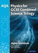 Image of AQA Physics for Combined Science Higher Workbook AQA GCSE Science 3rd Edition