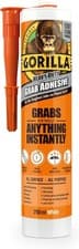 Image of Gorilla Glue Grab Adhesive, Heavy Duty Waterproof, Instant Bond 80ml 200ml 290ml