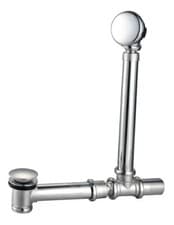 Image of Exposed Bath Clicker Waste and Overflow Chrome